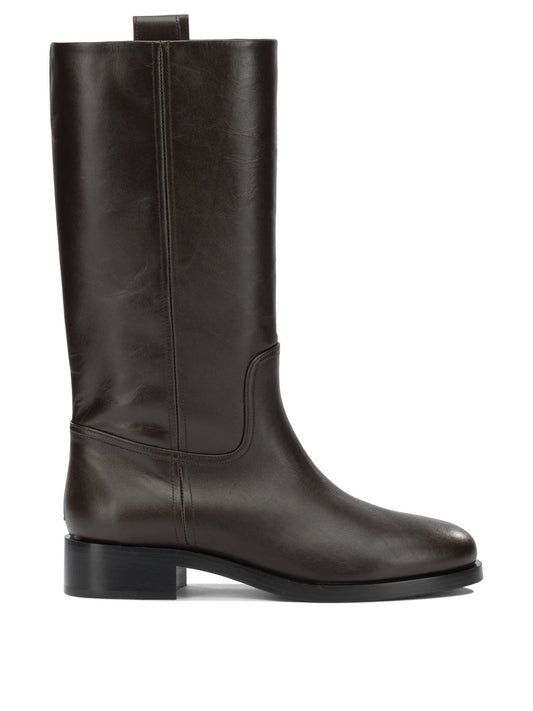 Aeyde Theo Knee-high Boots Brown